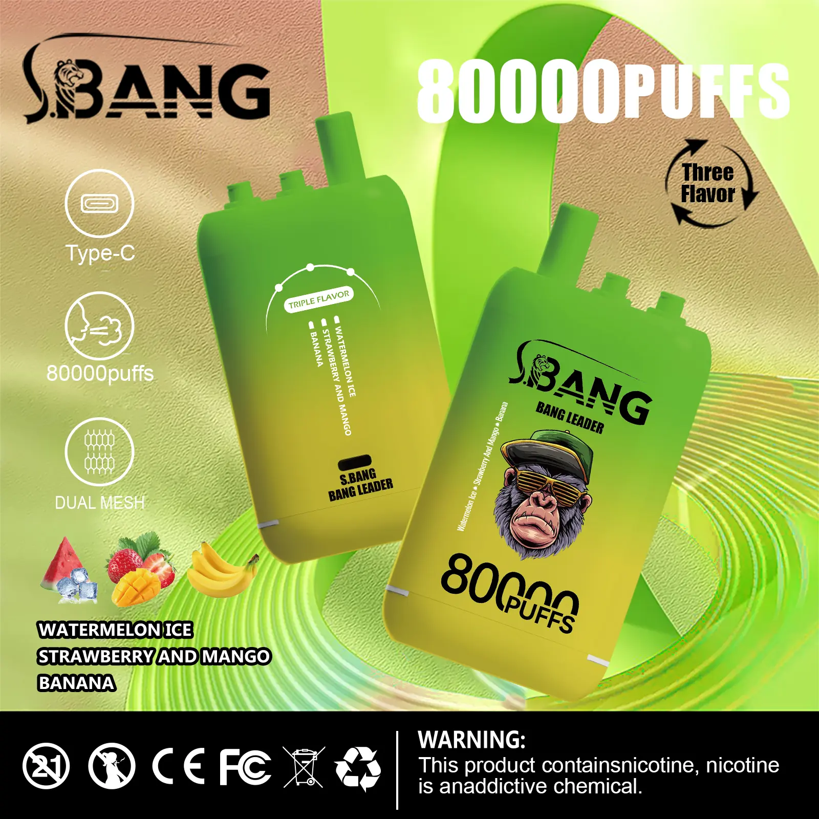 Bang Leader 80,000 puffs - Image 3