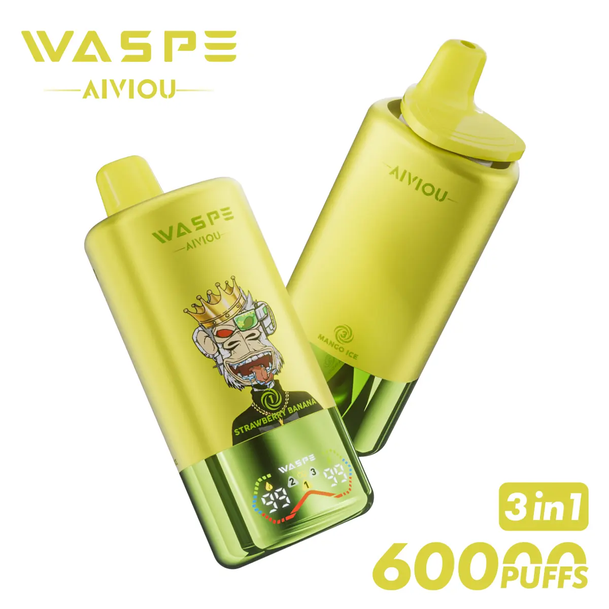 WASPE 60000 60k Puffs 3 in 1 Flavors - Image 2