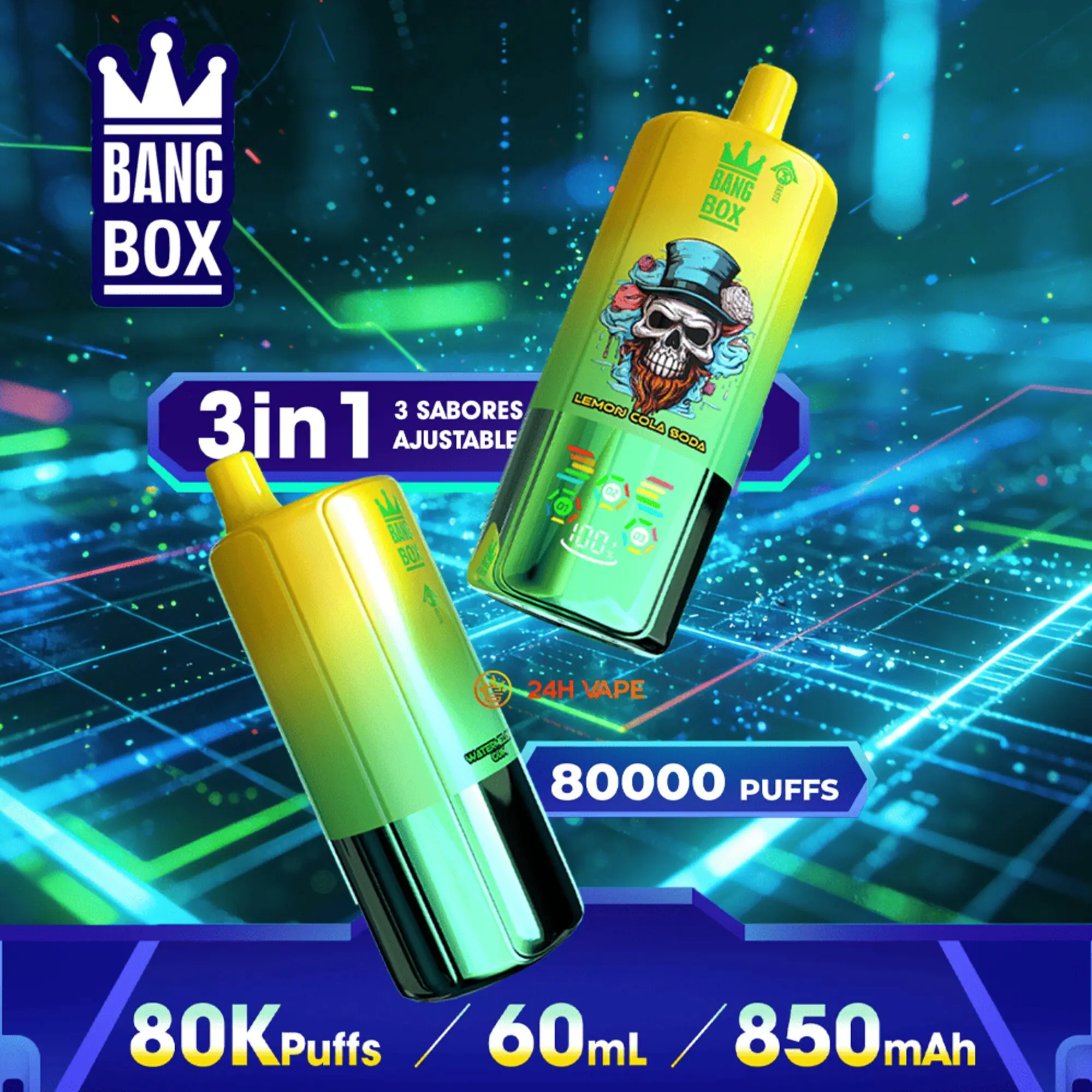 Bang Box 80000 puffs 3-in-1 Flavor vape