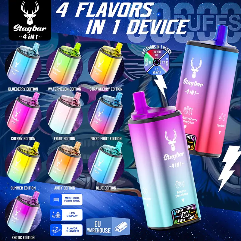 STAG BAR 4 in 1 80,000 Puffs Vape